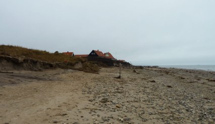 Stormen Bodil har ændret Liseleje strand